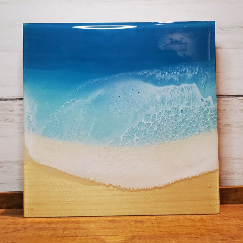Ocean Resin Art Square