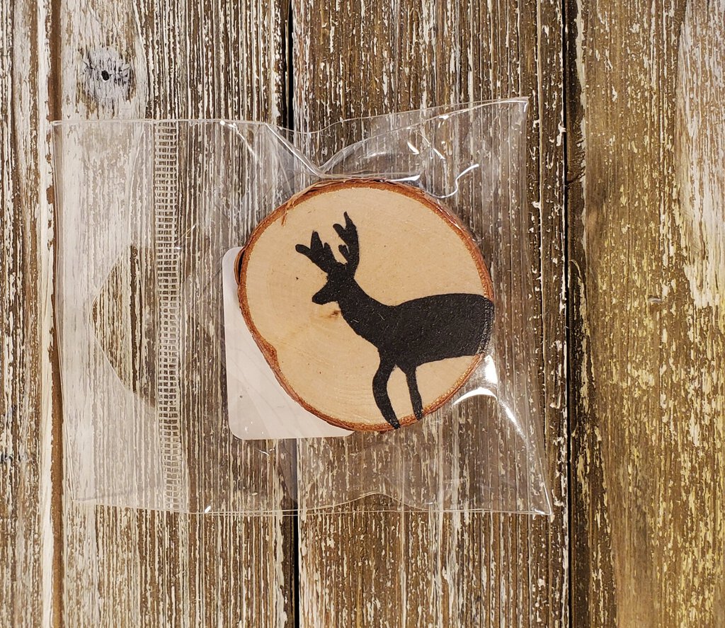Deer Birch Tree Magnet