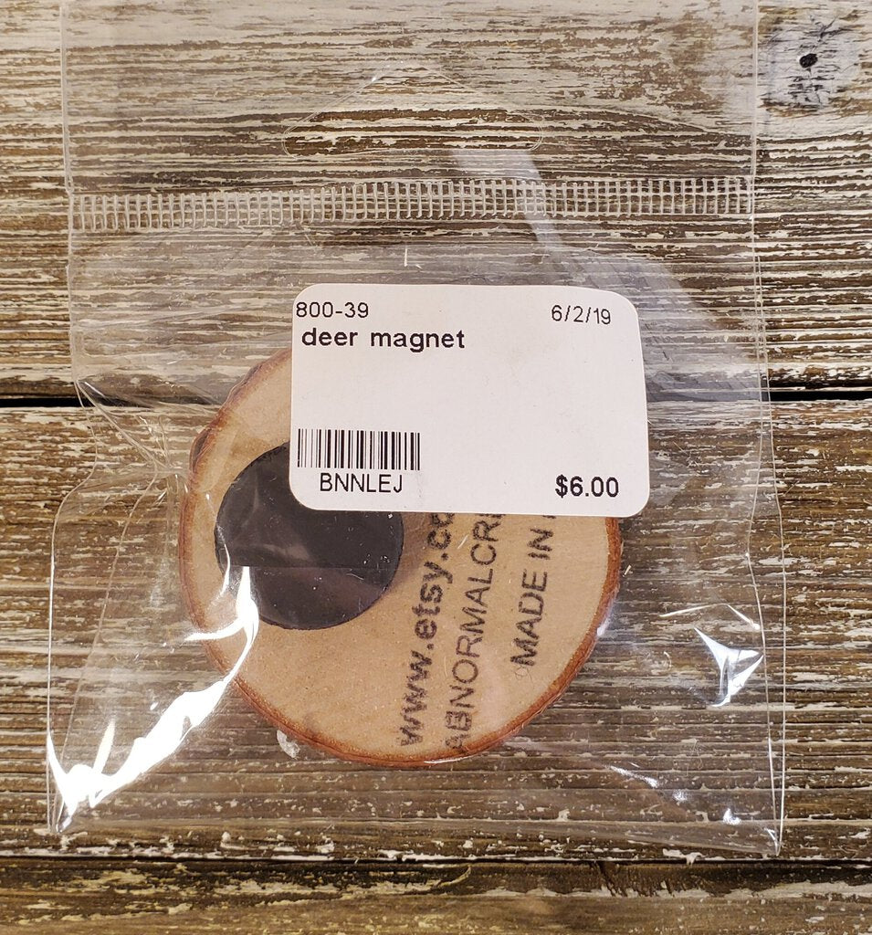 Deer Birch Tree Magnet