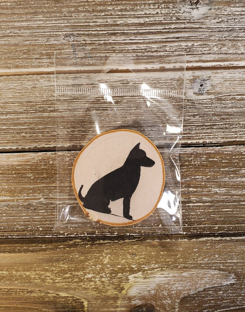 Dog Birch Tree Magnet