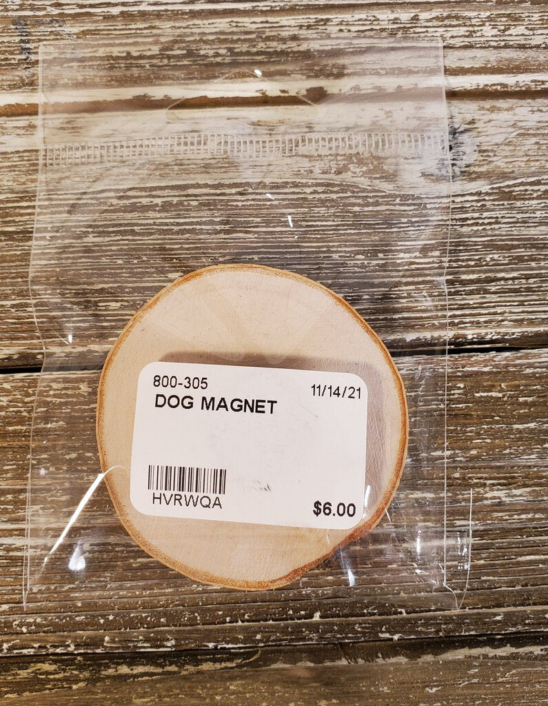 Dog Birch Tree Magnet