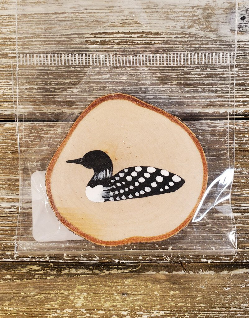 Loon Birch Tree Magnet