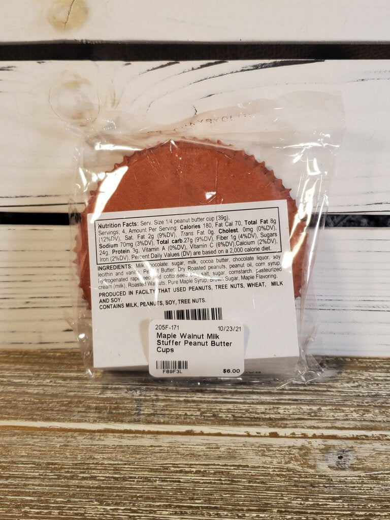 Back of a food bag label