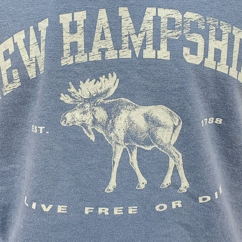 Vintage Moose NH Blue Jean T-Shirt
