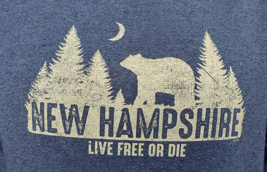 Moonwalk Bear NH Navy Sweatshirt