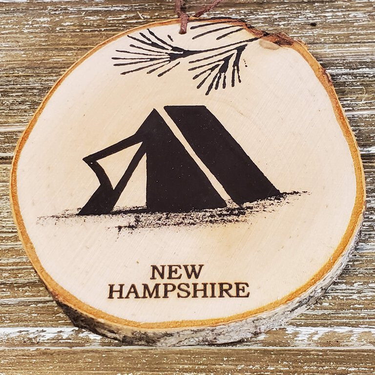 NH Tent Medium Birch Ornament