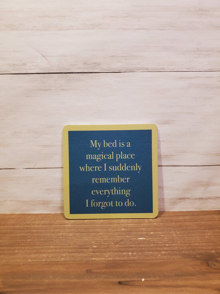 Eco-friendly craft items on wood shelf