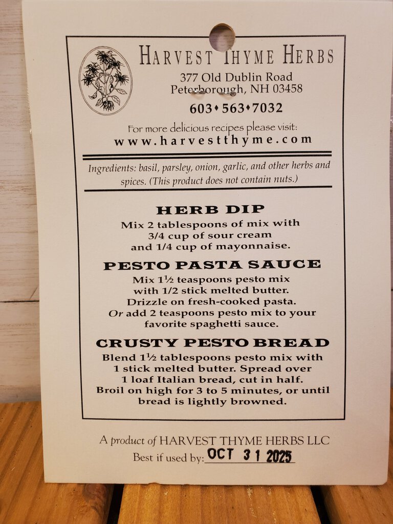 Presto Pesto Herb Dip