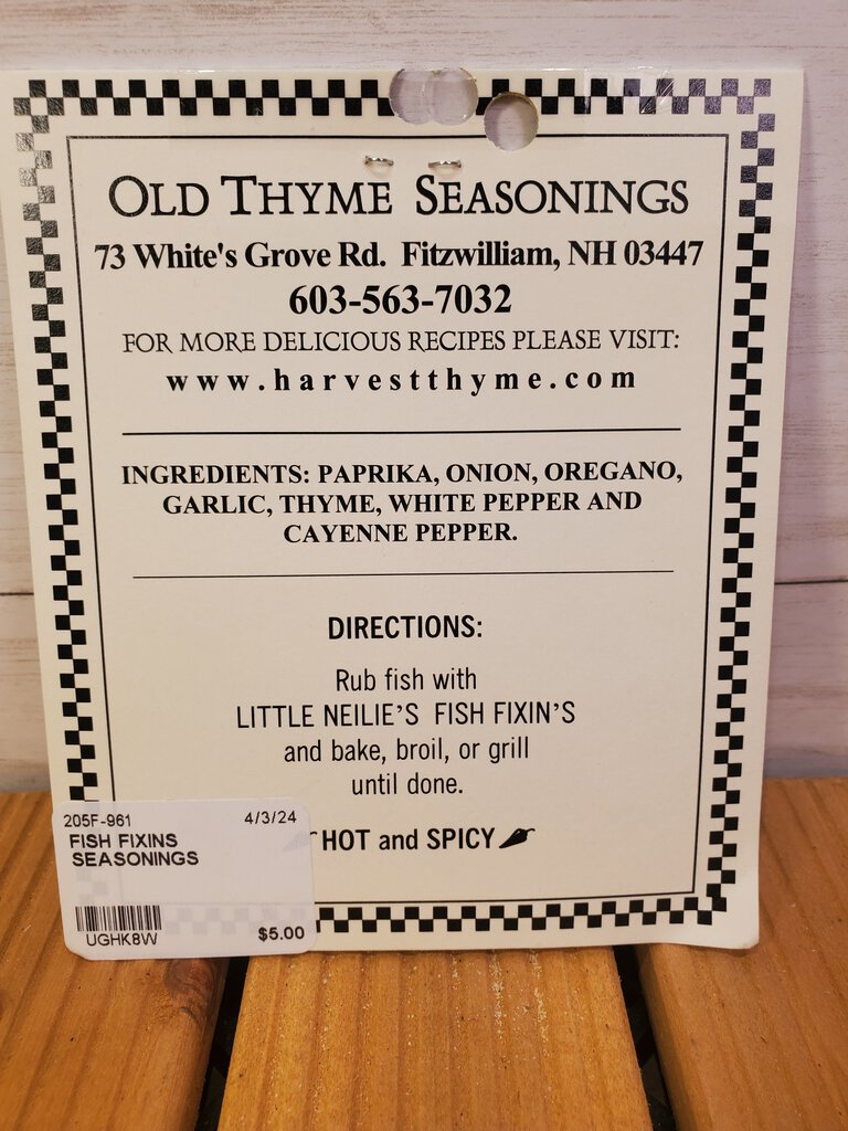 Fish Fixins Seasonings
