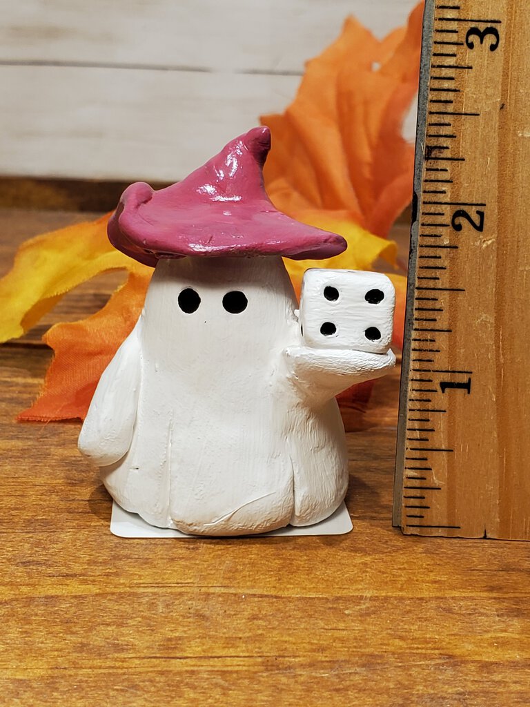 Dice Red Hat Clay Ghost