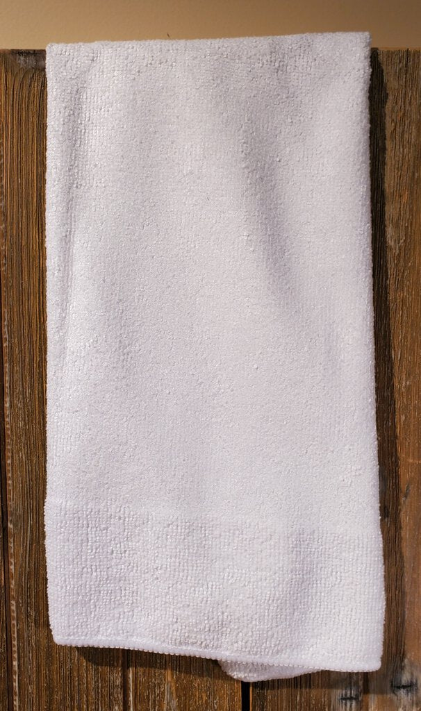 Back of towel hanging