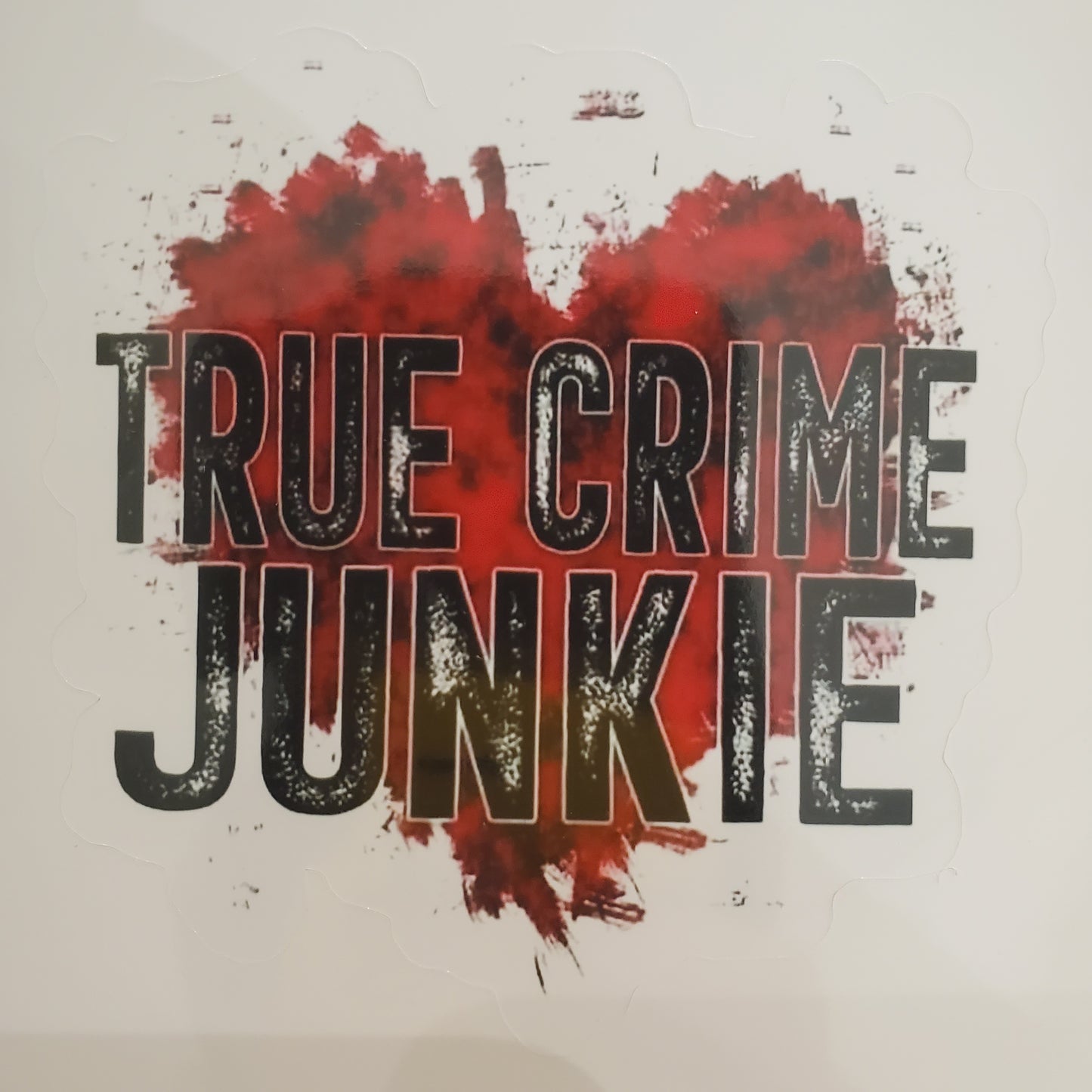 True Crime Junkie Sticker