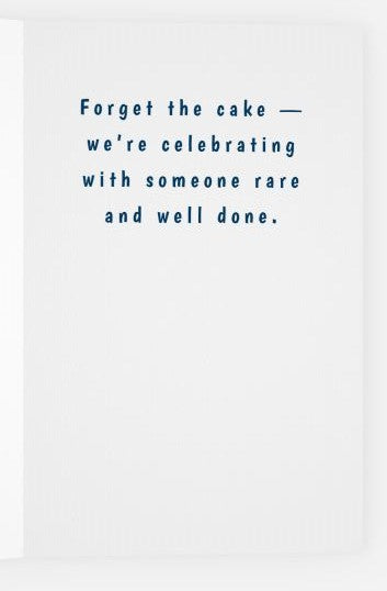 Birthday Candle in a Steak Filet Birthday Card – Funny Food Birthday Card