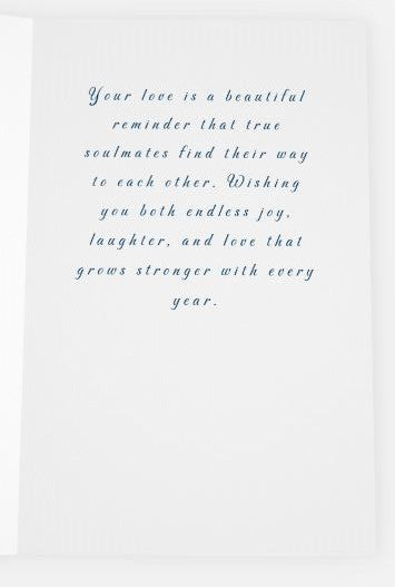Women Couple Wedding Congratulations Card – Elegant Same-Sex Wedding Greeting