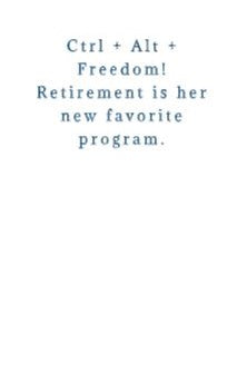 Woman Retirement Card – Happy Retirement Greeting Card for Her, Fun Office Freedom Design, Perfect for Coworker or Boss