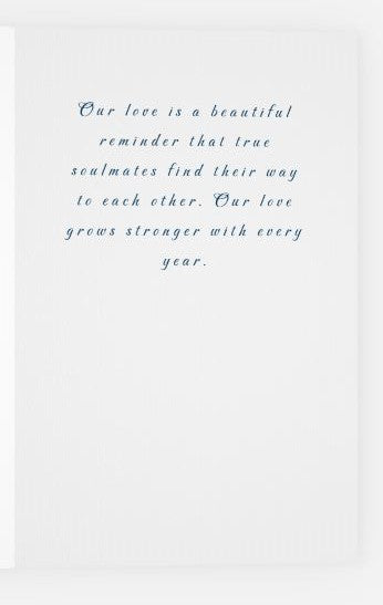 Man and Woman Walking in Sunset Anniversary Card – Anniversary Card