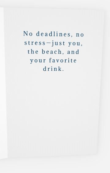 Man Sitting on the Beach Drinking Retirement Card – Happy Retirement Greeting
