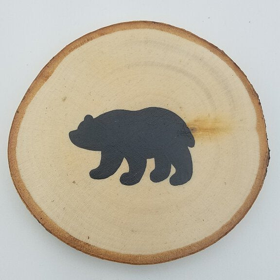 Bear Birch Tree Coaster