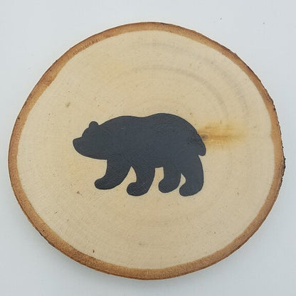 Bear Birch Tree Coaster
