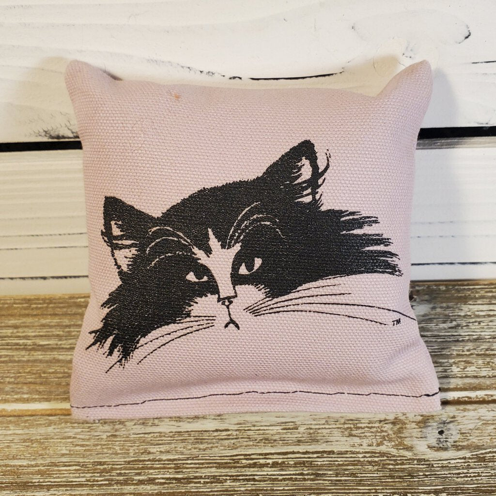 Catnip bag with cat face