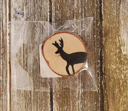 Deer Birch Tree Magnet