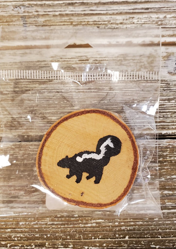 Skunk Birch Tree Magnet