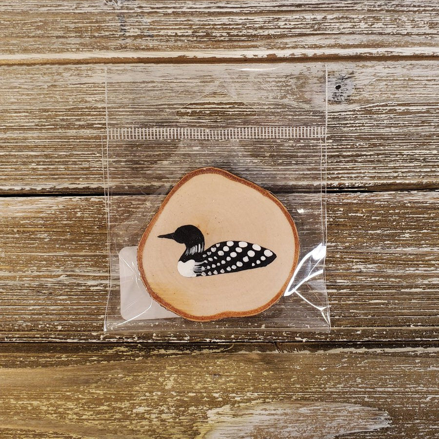 Loon Birch Tree Magnet
