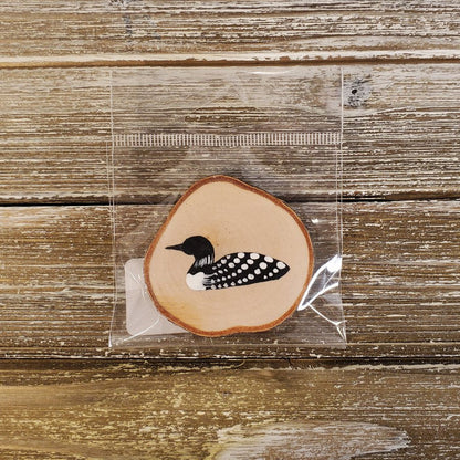 Loon Birch Tree Magnet