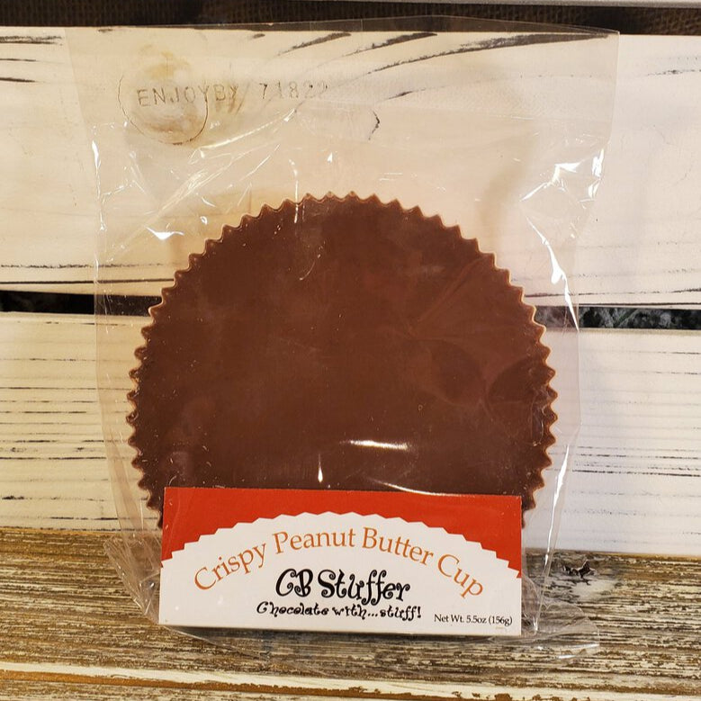 Back of a food bag label peanut butter