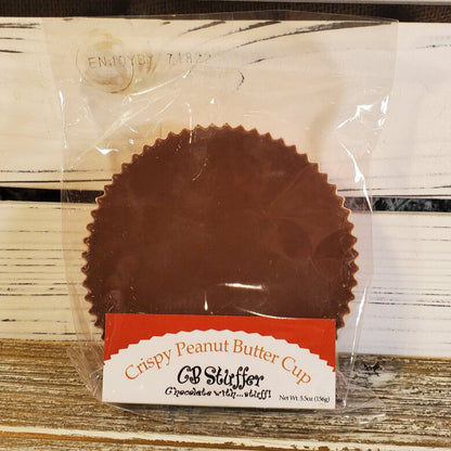 Back of a food bag label peanut butter