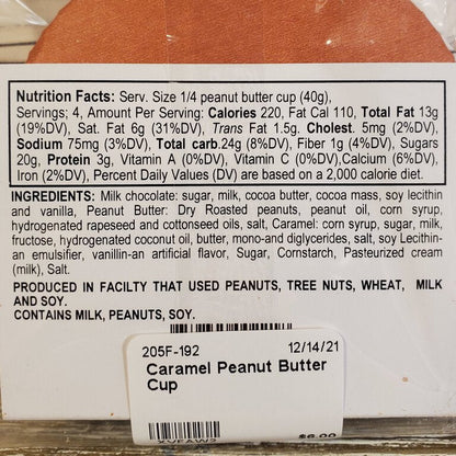 Caramel Milk Chocolate Peanut Butter Cup
