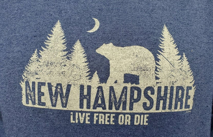Moonwalk Bear NH Navy Sweatshirt