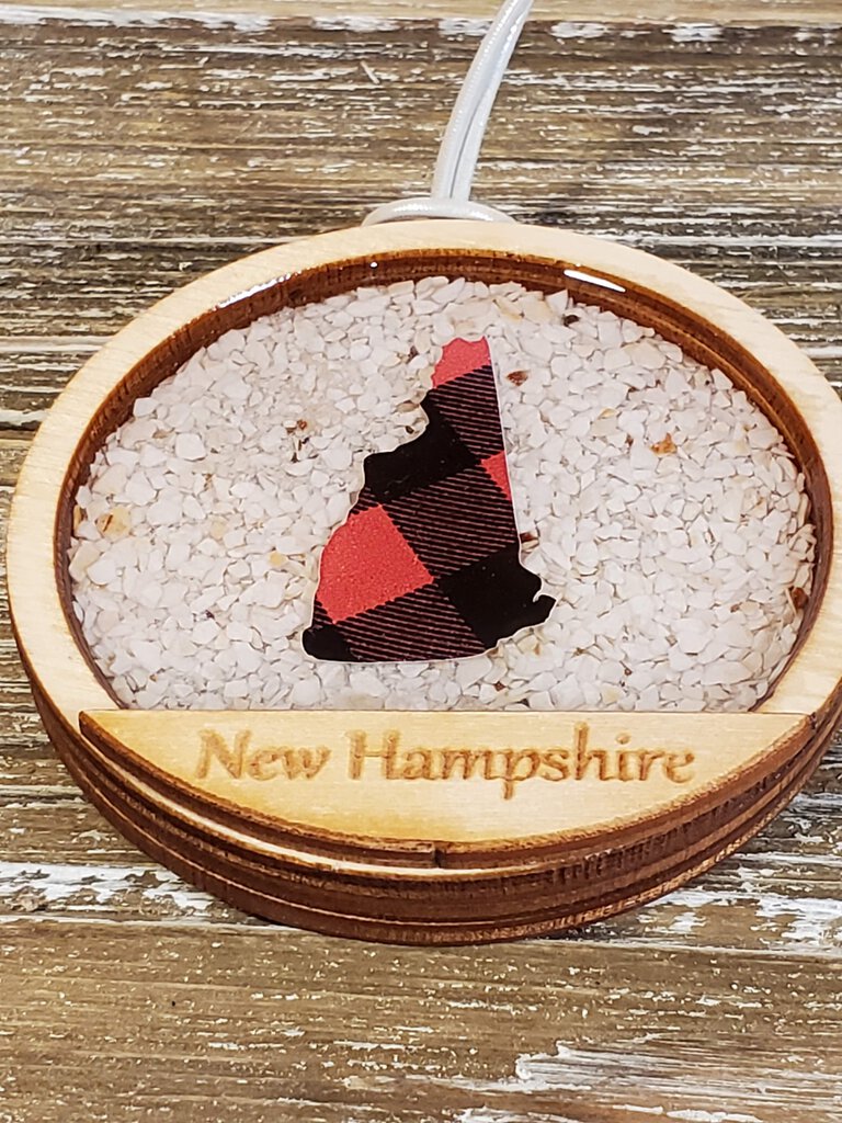 NH Crushed Shell Ornament