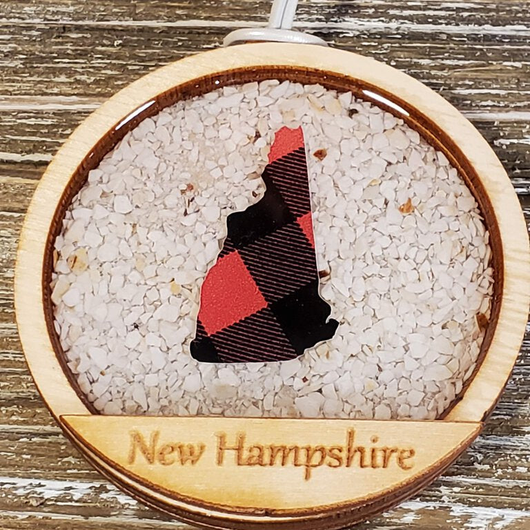 NH Crushed Shell Ornament