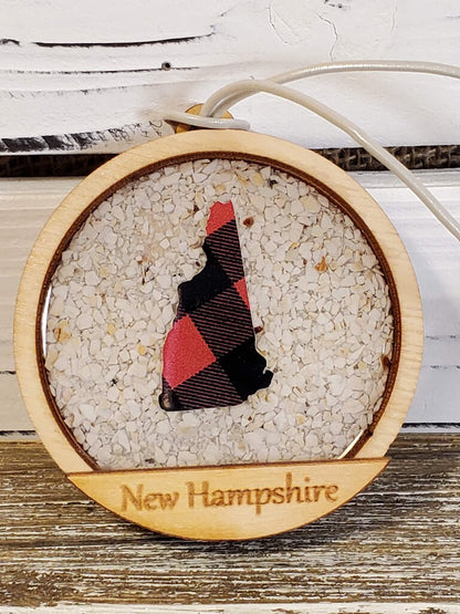 NH Crushed Shell Ornament