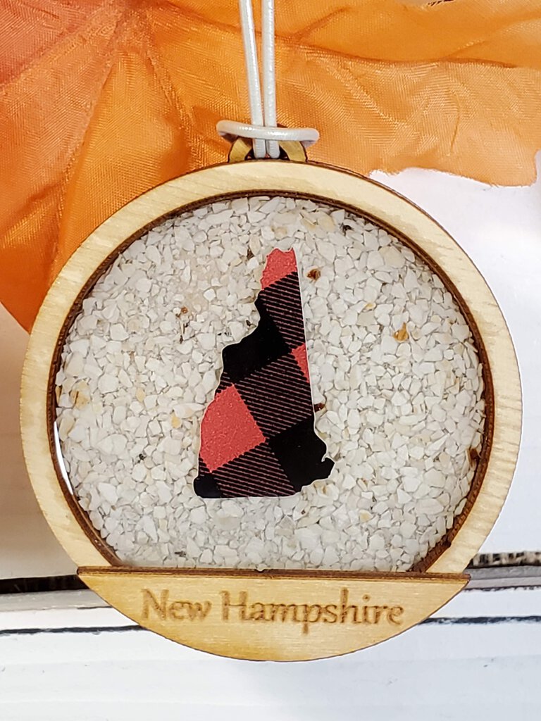 NH Crushed Shell Ornament