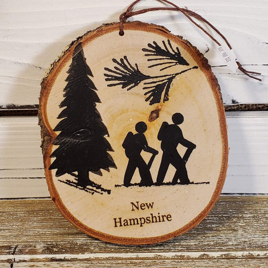 NH Hiker Large Birch Ornament