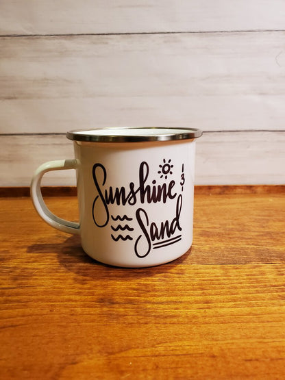 Sunshine and Sand Camp Mug