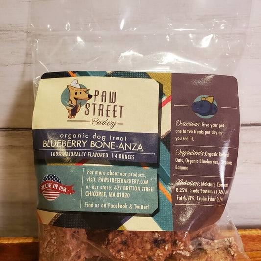 Blueberry Bone-Anza Dog Treats
