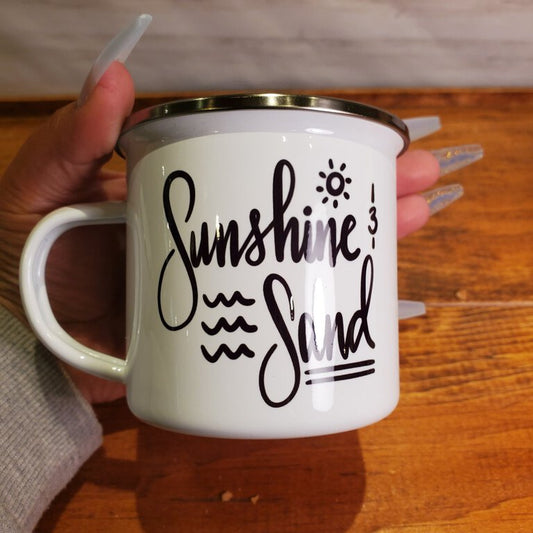 Sunshine and Sand Camp Mug