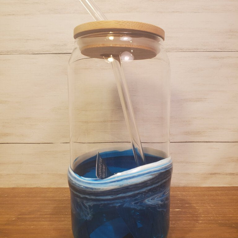 Ocean Water Glass Tumbler