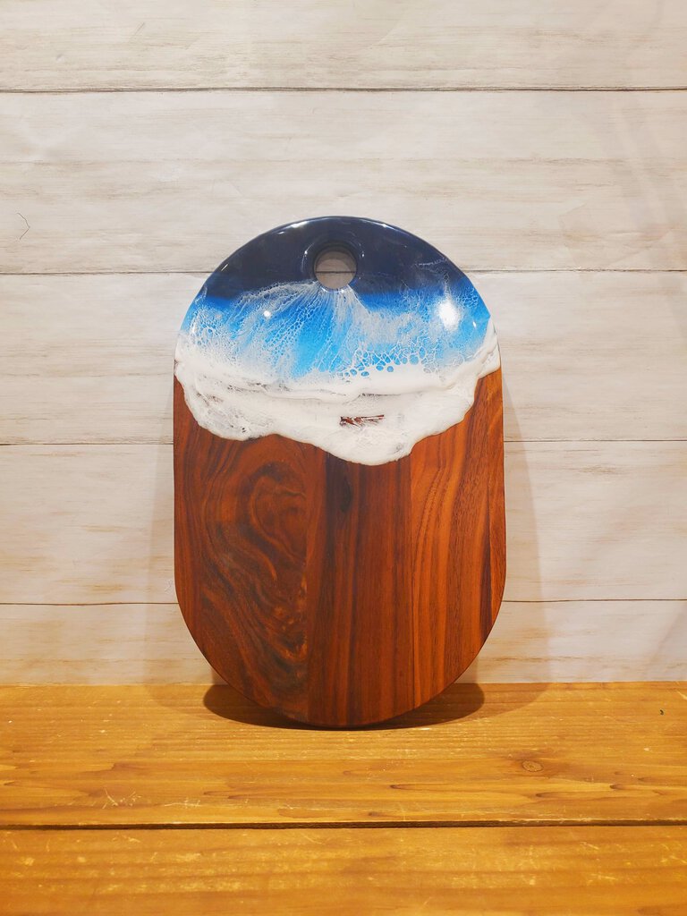 Front of ocean wood board