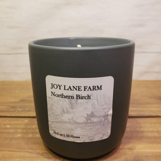 Northern Birch Ceramic Candle
