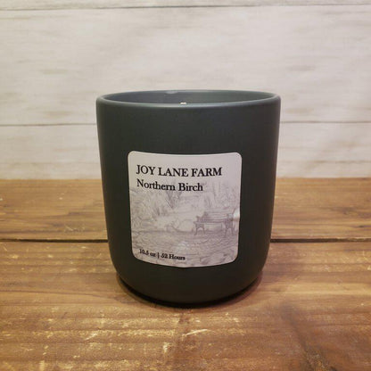 Northern Birch Ceramic Candle