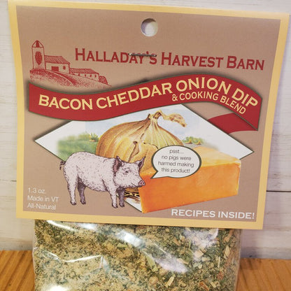Bacon Cheddar Onion Herb Dip