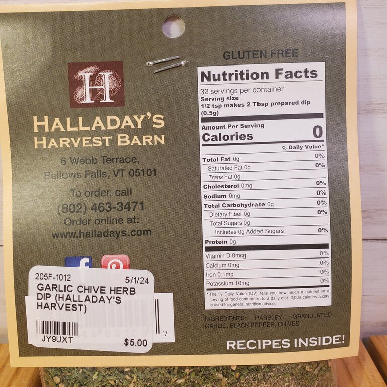 Garlic Chive Herb Dip