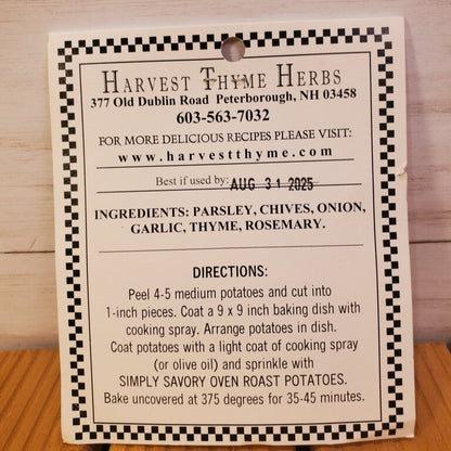 Savory Oven Roasted Potato Seasoning