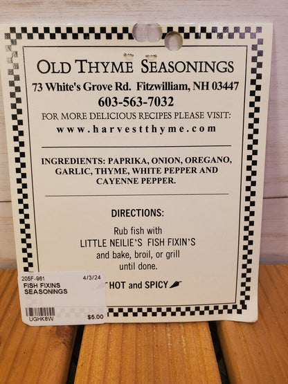 Fish Fixins Seasonings