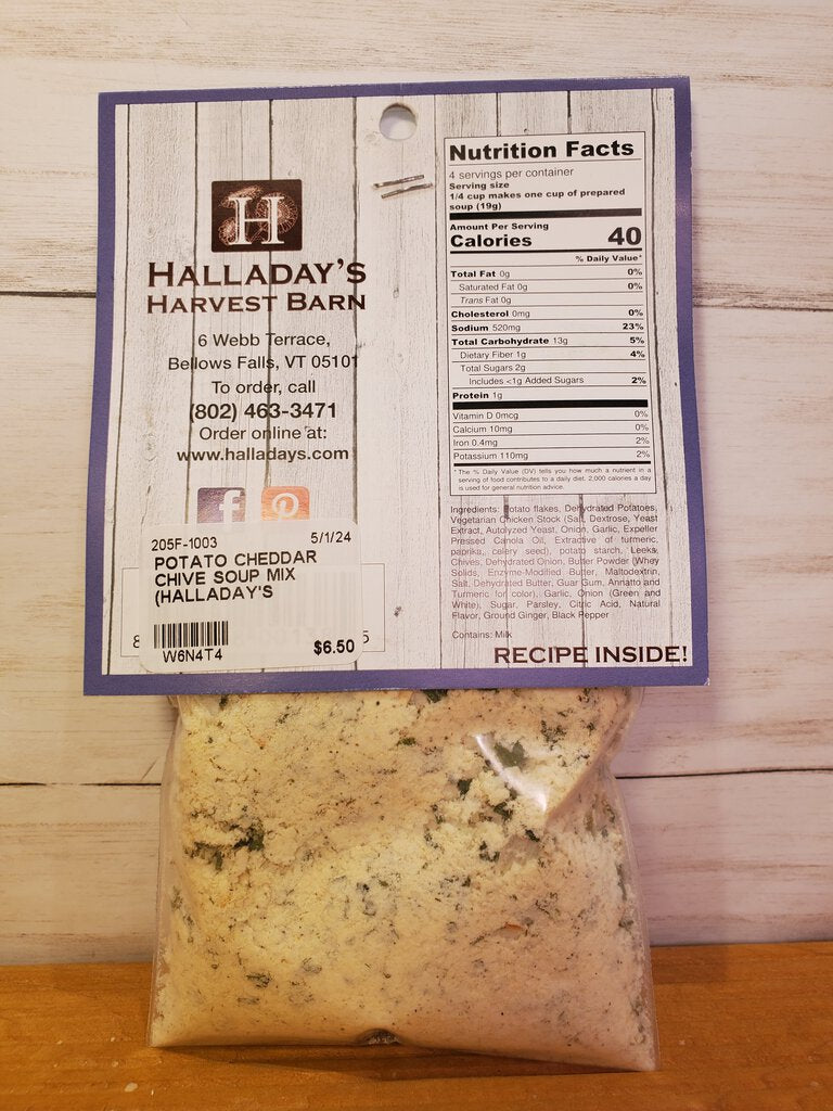 Potato Cheddar Chive Soup Mix