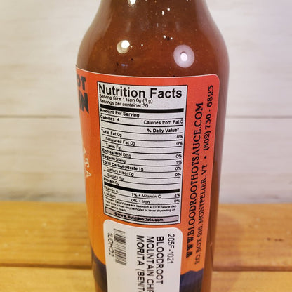 Bloodroot Mountain Chipotle Morita Hot Sauce